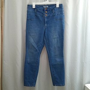 High-rise Medium Wash Jean
